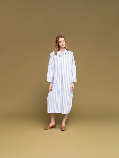 Stanza Dress - Blue Stripe