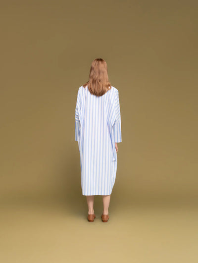 Stanza Dress - Blue Stripe