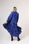 Flowy Dress Long - Daisy Blue