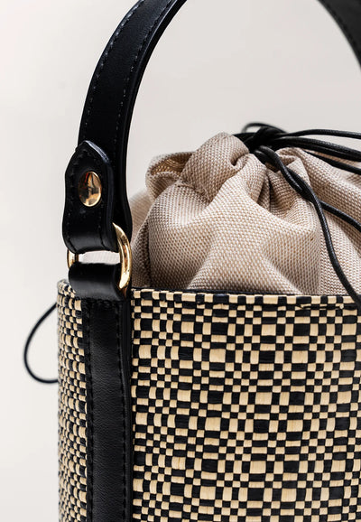 Raffia Basket - Black