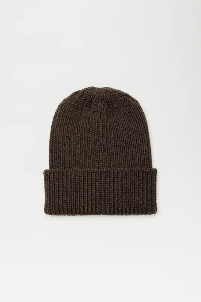 Merino Beanie - Brown