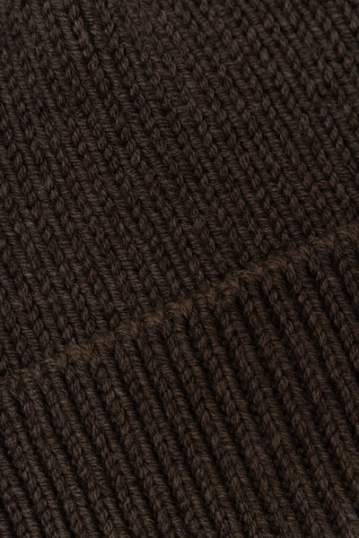 Merino Beanie - Brown