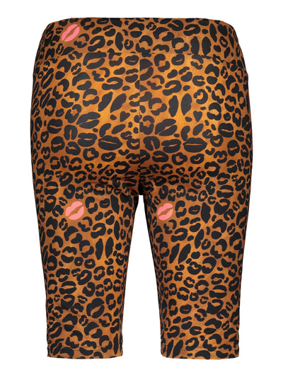 Biker Shorts - Leopard Lips