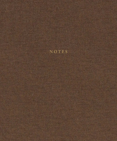 Brown Linen & Golden Notebook - That dream was planted in your heart