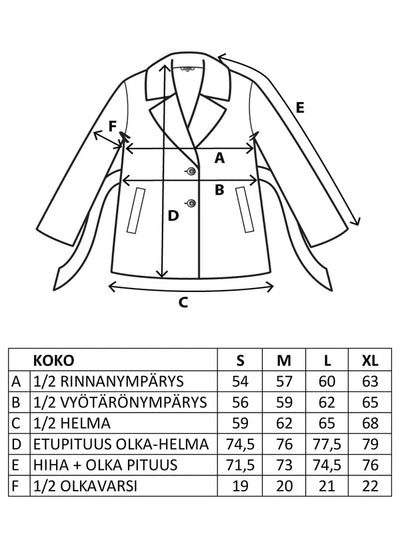 HEINI Villakangastakki - Vaalea Kameli