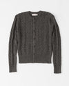 Per Cable Cardigan - Dark Grey