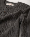 Per Cable Cardigan - Dark Grey