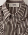 Cologne Shirt - Striped Brown