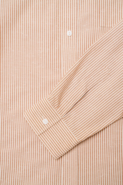 Cologne Shirt - Striped Nougat