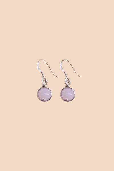 Pabita Earrings - Rose Quartz