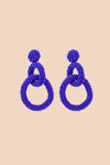 Gia Earrings - Royal Blue