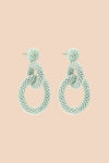 Gia Earrings - Pearl Mint