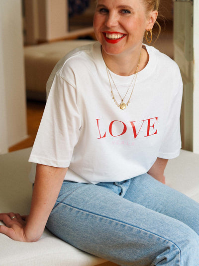 Love Heals Oversize T-shirt - White