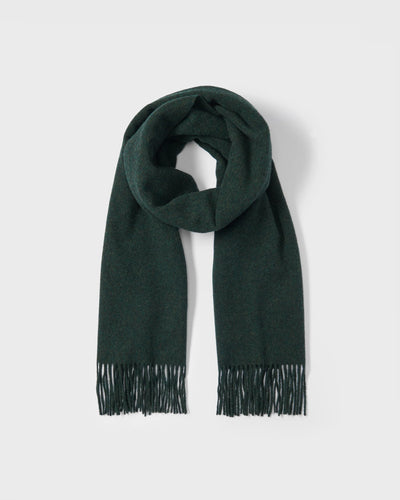 Wool Scarf - Moss Green