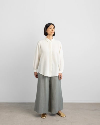 Aiko Shirt - Woolbuylic Ecru