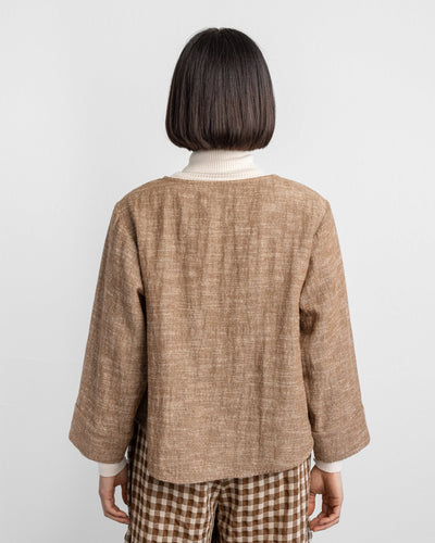 Cami Shirt - Cotton Wool Brown