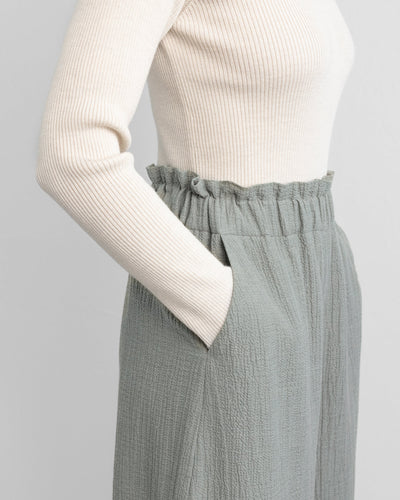 Mei Trousers - Woolbuylic Green