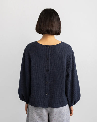 Vera Shirt - Woolbuylic Navy