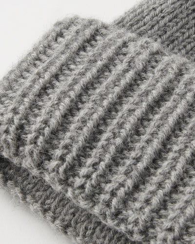 Chunky Beanie - Pampas Light Grey