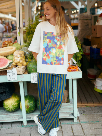 Stripy Seersucker Pants