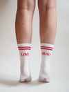 Love Heals Socks - White