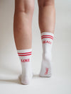 Love Heals Socks - White