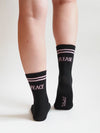 Peace Pleace Socks - Black