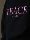 Peace Please Sweatshirt - Black