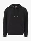 Bubble Hooded Sweater - Black