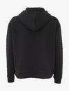 Bubble Hooded Sweater - Black