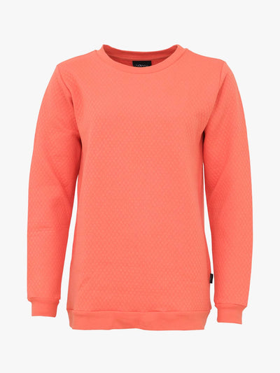 Gwen Sweater - Diamond Jacquard Orange