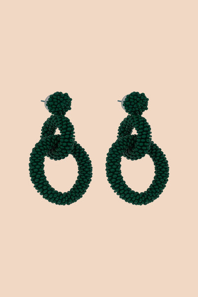 Gia Earrings - Green