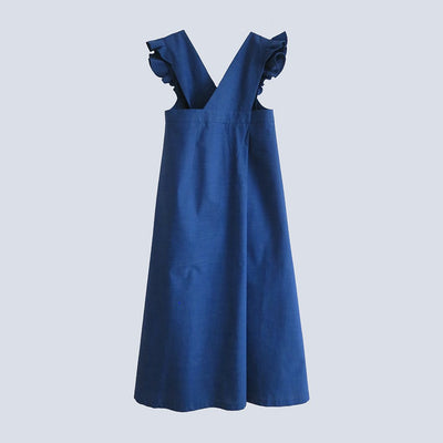 Heatwave Frill Dress - Blue