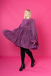 Dishy Dress - Glitter Violetti M/L