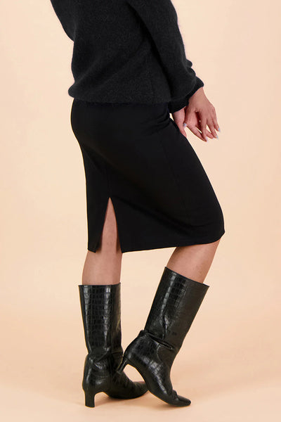 Comfy Pencil Skirt - Black