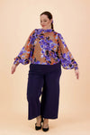 Puff Blouse - Iris