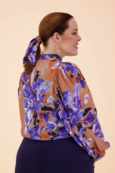 Puff Blouse - Iris