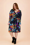 Soft Wrap Dress - Bouquet