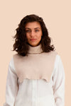 Rib Neck Warmer - Light Sand