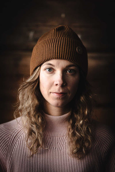 Timberjack Beanie - Amber Brown